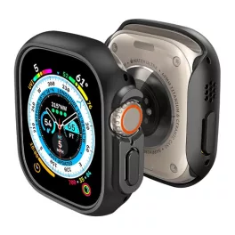   SPIGEN THIN FIT műanyag óra keret (ütésállóság) FEKETE