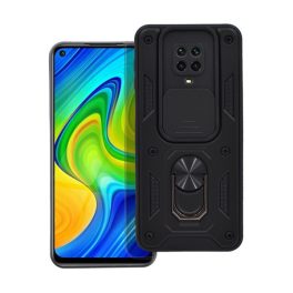 Defender szilikon telefonvédő (ütésállóság, tartógyűrű, kameravédő) FEKETE   Defender szilikon telefonvédő (ütésállóság, tartógyűrű, kameravédő) FEKETE