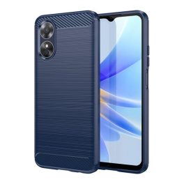 Szilikon telefonvédő (ütésállóság, légpárnás sarok, szálcsiszolt, karbon minta) SÖTÉTKÉK   Szilikon telefonvédő (ütésállóság, légpárnás sarok, szálcsiszolt, karbon minta) SÖTÉTKÉK