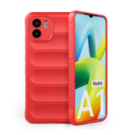   Szilikon telefonvédő (ütésállóság, kameravédő, 3D) PIROS