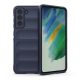 Szilikon telefonvédő (ütésállóság, kameravédő, 3D) SÖTÉTKÉK