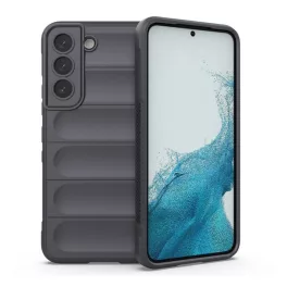   Szilikon telefonvédő (ütésállóság, kameravédő, 3D) SÖTÉTSZÜRKE