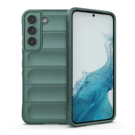  Szilikon telefonvédő (ütésállóság, kameravédő, 3D) SÖTÉTZÖLD