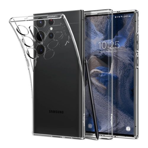 SPIGEN LIQUID CRYSTAL szilikon telefonvédő (ütésállóság, légpárnás sarok) ÁTLÁTSZÓ