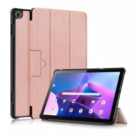  Tok álló, bőr hatású (aktív FLIP, oldalra nyíló, TRIFOLD, asztali tartó) ROZÉARANY