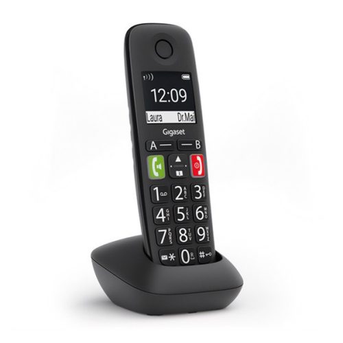 GIGASET COMFORT E290HX telefon készülék (vezeték nélküli, DECT) FEKETE
