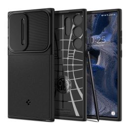   SPIGEN OPTIK ARMOR szilikon telefonvédő (kameravédő) FEKETE