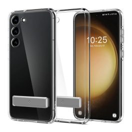   SPIGEN ULTRA HYBRID S műanyag telefonvédő (ütésállóság, légpárnás keret, kitámasztó) ÁTLÁTSZÓ