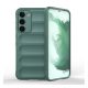 Szilikon telefonvédő (ütésállóság, kameravédő, 3D) SÖTÉTZÖLD