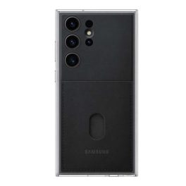 SAMSUNG műanyag telefonvédő (ütésállóság, cserélhető átlátszó + kártyazseb hátlap) FEKETE   SAMSUNG műanyag telefonvédő (ütésállóság, cserélhető átlátszó + kártyazseb hátlap) FEKETE
