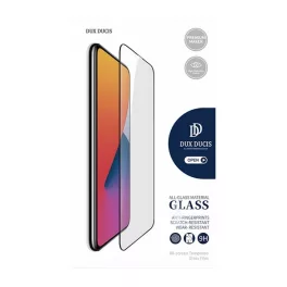   DUX DUCIS képernyővédő üveg (2.5D, full glue, tokbarát, 0.3mm, 9H) FEKETE