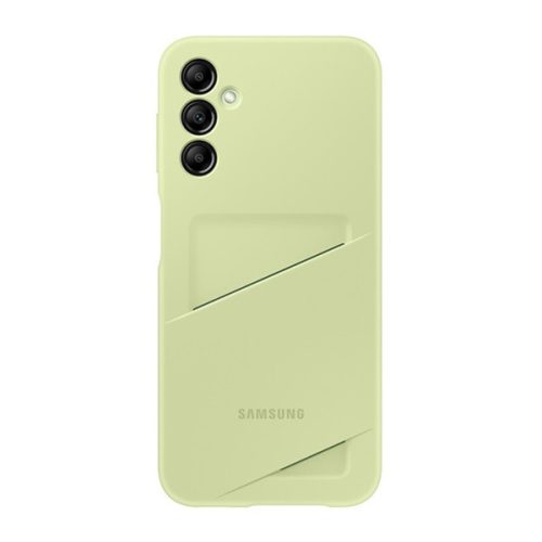 SAMSUNG szilikon telefonvédő (kártyazseb) LIME