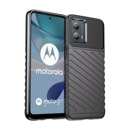   Szilikon telefonvédő (ütésállóság, csíkos, dombor minta) FEKETE