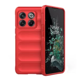   Szilikon telefonvédő (ütésállóság, kameravédő, 3D) PIROS