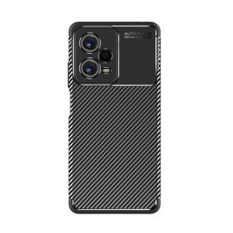 Szilikon telefonvédő (ütésállóság, légpárnás sarok, karbon minta) FEKETE   Szilikon telefonvédő (ütésállóság, légpárnás sarok, karbon minta) FEKETE