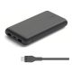 BELKIN BOOST CHARGE vésztöltő 2 USB+Type-C aljzat (20000mAh, 15W, gyorstöltő + Type-C kábel) FEKETE