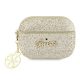 GUESS GLITTER FLAKE 4G CHARM szilikon tok (csillámporos, telefondísz) ARANY Apple AirPods Pro 2