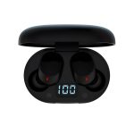 DEVIA JOY A6 bluetooth fülhallgató SZTEREO (v5.0, TWS, mikrofon, extra mini + töltőtok) FEKETE