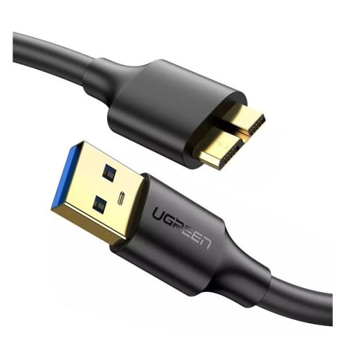 UGREEN adatkábel (USB - micro-B USB 3.0, 200cm) FEKETE