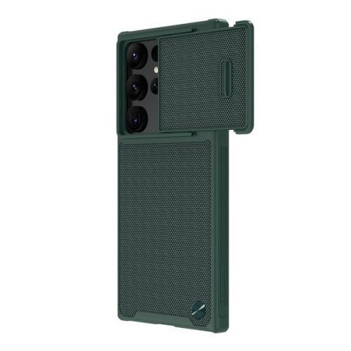 NILLKIN TEXTURED S szilikon telefonvédő (wireless, 3D, kameravédő) SÖTÉTZÖLD