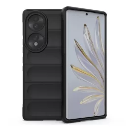   Szilikon telefonvédő (ütésállóság, kameravédő, 3D) FEKETE