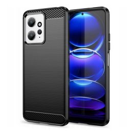 Szilikon telefonvédő (ütésállóság, légpárnás sarok, szálcsiszolt, karbon minta) FEKETE   Szilikon telefonvédő (ütésállóság, légpárnás sarok, szálcsiszolt, karbon minta) FEKETE