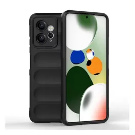   Szilikon telefonvédő (ütésállóság, kameravédő, 3D) FEKETE