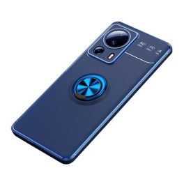 Szilikon telefonvédő (asztali tartó, tartógyűrű, 360°, mágneses) SÖTÉTKÉK   Szilikon telefonvédő (asztali tartó, tartógyűrű, 360°, mágneses) SÖTÉTKÉK