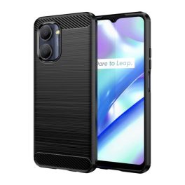 Szilikon telefonvédő (ütésállóság, légpárnás sarok, szálcsiszolt, karbon minta) FEKETE   Szilikon telefonvédő (ütésállóság, légpárnás sarok, szálcsiszolt, karbon minta) FEKETE