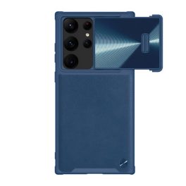 NILLKIN CAMSHIELD LEATHER műanyag telefonvédő (ütésállóság, ECO bőr hatású, kameravédő) SÖTÉTKÉK   NILLKIN CAMSHIELD LEATHER műanyag telefonvédő (ütésállóság, ECO bőr hatású, kameravédő) SÖTÉTKÉK