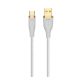 DEVIA STAR adatkábel (USB - Type-C, 2.4A, gyorstöltő, 150cm) FEHÉR