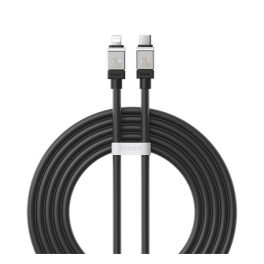 BASEUS COOLPLAY adatkábel (Type-C - lightning, 20W, gyorstöltő, 200cm, törésgátló) FEKETE   BASEUS COOLPLAY adatkábel (Type-C - lightning, 20W, gyorstöltő, 200cm, törésgátló) FEKETE