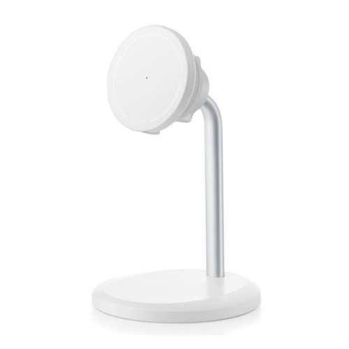 ESR HALOLOCK SHIFT hálózati töltő állomás (15W, wireless, mágneses, Type-C + asztali tartó állvány) FEHÉR