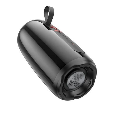 HOCO HC18 bluetooth hordozható hangszóró (v5.1, 2400mAh, 10W, kártyaolvasó, AUX kimenet, LED fény) FEKETE