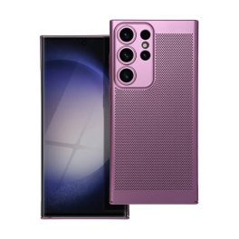 Műanyag telefonvédő (légáteresztő, lyukacsos, kameravédő) LILA   Műanyag telefonvédő (légáteresztő, lyukacsos, kameravédő) LILA