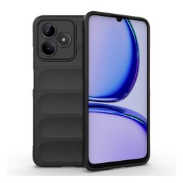 Szilikon telefonvédő (ütésállóság, kameravédő, 3D) FEKETE   Szilikon telefonvédő (ütésállóság, kameravédő, 3D) FEKETE