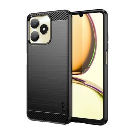 MOFI szilikon telefonvédő (ütésállóság, légpárnás sarok, szálcsiszolt, karbon minta) FEKETE   MOFI szilikon telefonvédő (ütésállóság, légpárnás sarok, szálcsiszolt, karbon minta) FEKETE