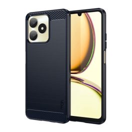 MOFI szilikon telefonvédő (ütésállóság, légpárnás sarok, szálcsiszolt, karbon minta) SÖTÉTKÉK   MOFI szilikon telefonvédő (ütésállóság, légpárnás sarok, szálcsiszolt, karbon minta) SÖTÉTKÉK