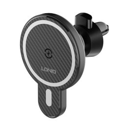   LDNIO MA20 autós tartó (15W, szellőzőre, wireless, MagSafe) FEKETE