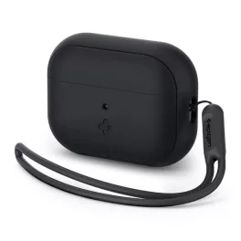   SPIGEN SILICONE FIT szilikon tok (kézpánt) FEKETE AirPods Pro/AirPods Pro 2
