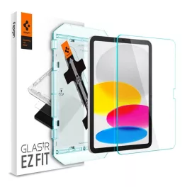   SPIGEN EZ FIT képernyővédő üveg (2.5D, tokbarát, ultravékony, 0.2mm, 9H + segédkeret) ÁTLÁTSZÓ