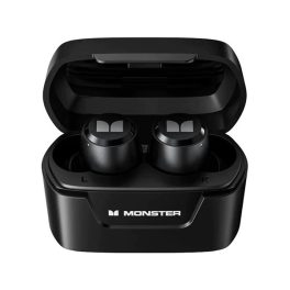   MONSTER XKT05 bluetooth fülhallgató SZTEREO (v5.2, TWS, zajszűrő, mikrofon, LED + töltőtok) FEKETE
