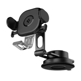   SPIGEN UTS35 ONETAP autós tartó (műszerfalra, tapadókorongos, automata, 360°) FEKETE