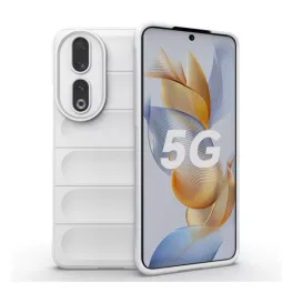   Szilikon telefonvédő (ütésállóság, kameravédő, 3D) FEHÉR