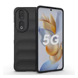   Szilikon telefonvédő (ütésállóság, kameravédő, 3D) FEKETE