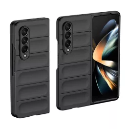   Műanyag telefonvédő (ütésállóság, kameravédő, 3D) FEKETE