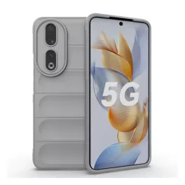   Szilikon telefonvédő (ütésállóság, kameravédő, 3D) VILÁGOSSZÜRKE