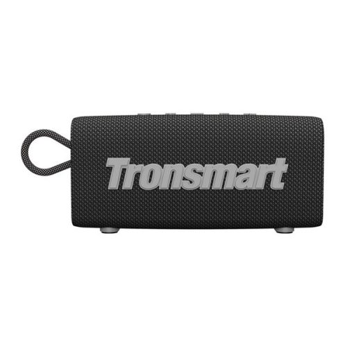 TRONSMART TRIP bluetooth hordozható hangszóró (v5.3, 10W, Type-C csatlakozó, IPX7 vízálló) FEKETE