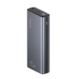   USAMS PB59 vésztöltő 2 USB+Type-C aljzat (30000mAh, 65W, PD gyorstöltő 3.0) FEKETE