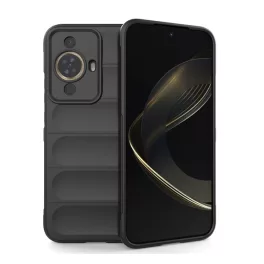  Szilikon telefonvédő (ütésállóság, kameravédő, 3D) FEKETE